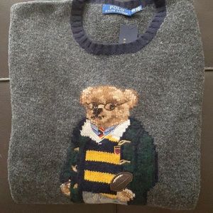 Brand new with tag Polo Ralph Lauren Bear sweater( collectible)XXL